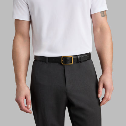 G/FORE LUXE PEBBLE LEATHER BELT