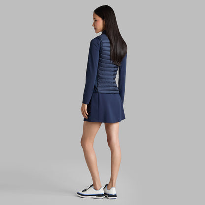 G/FORE V-DOWN QUILTED STRETCH TECH INTERLOCK VEST