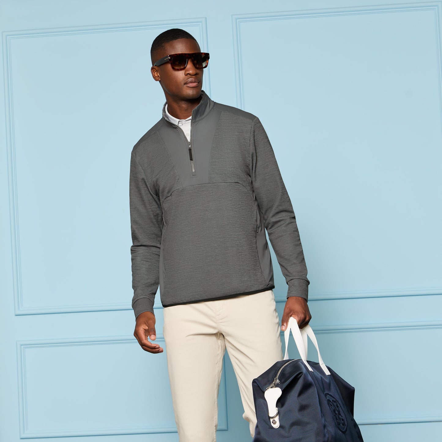 G/FORE DOUBLE KNIT PULLOVER