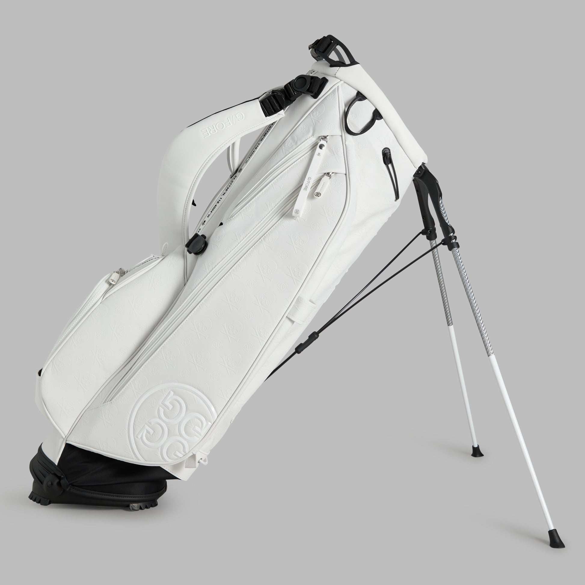 G/FORE EMBOSSED SKULL & TEES DAYTONA CARRY GOLF BAG