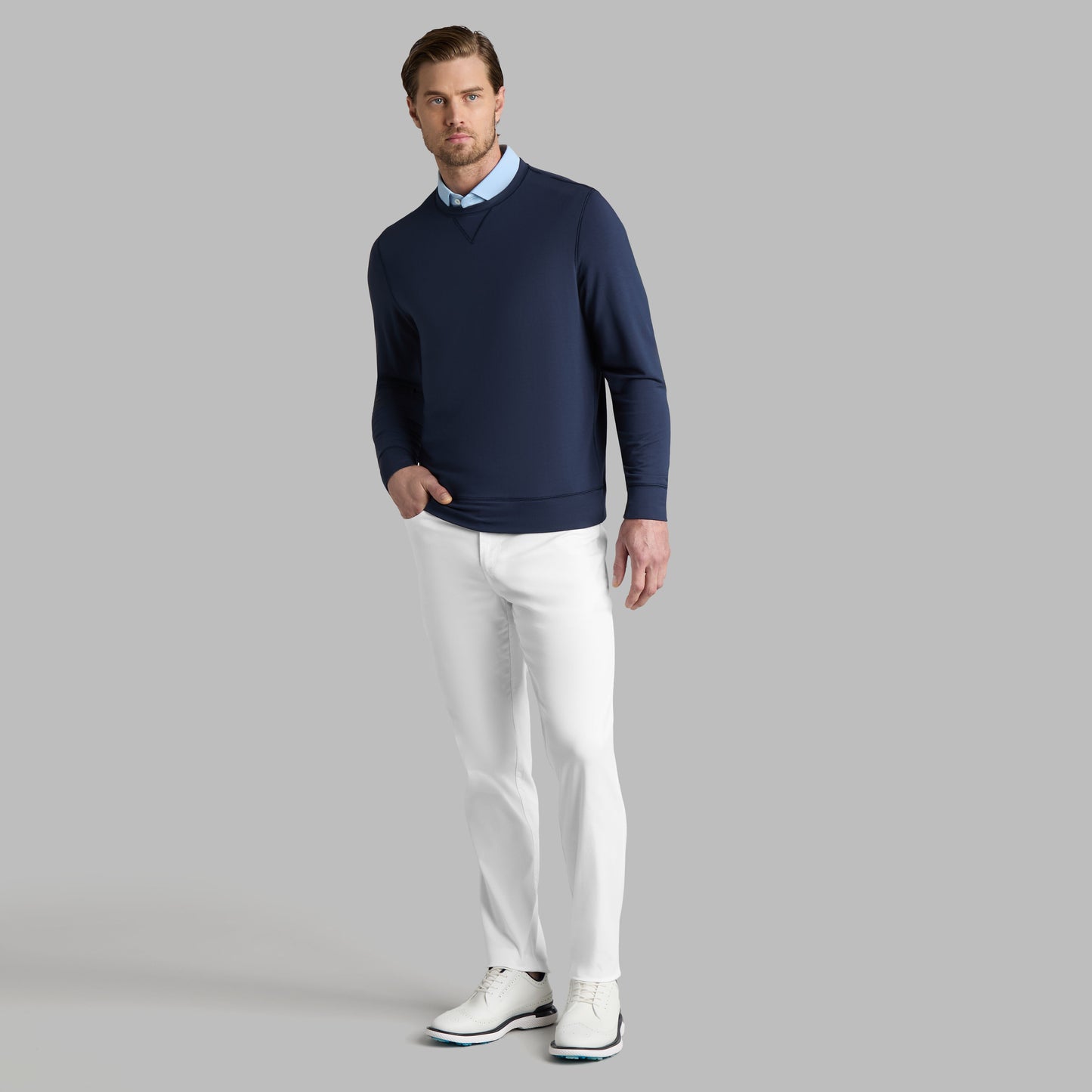 G/FORE ALL PLAY COTTON STRETCH 5 POCKET STRAIGHT LEG PANT