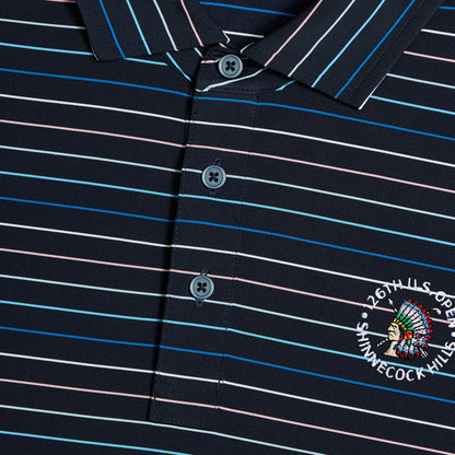 G/FORE 2026 U.S. OPEN MULTI STRIPE TECH JERSEY POLO