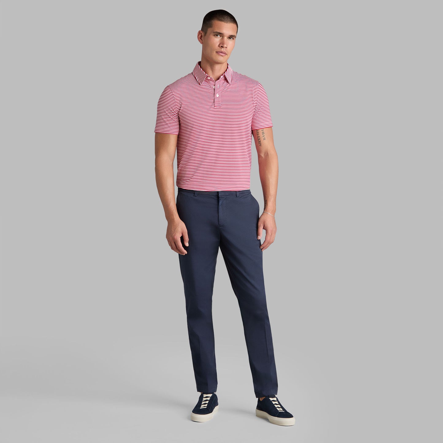 G/FORE ALL PLAY COTTON STRETCH STRAIGHT LEG TROUSER
