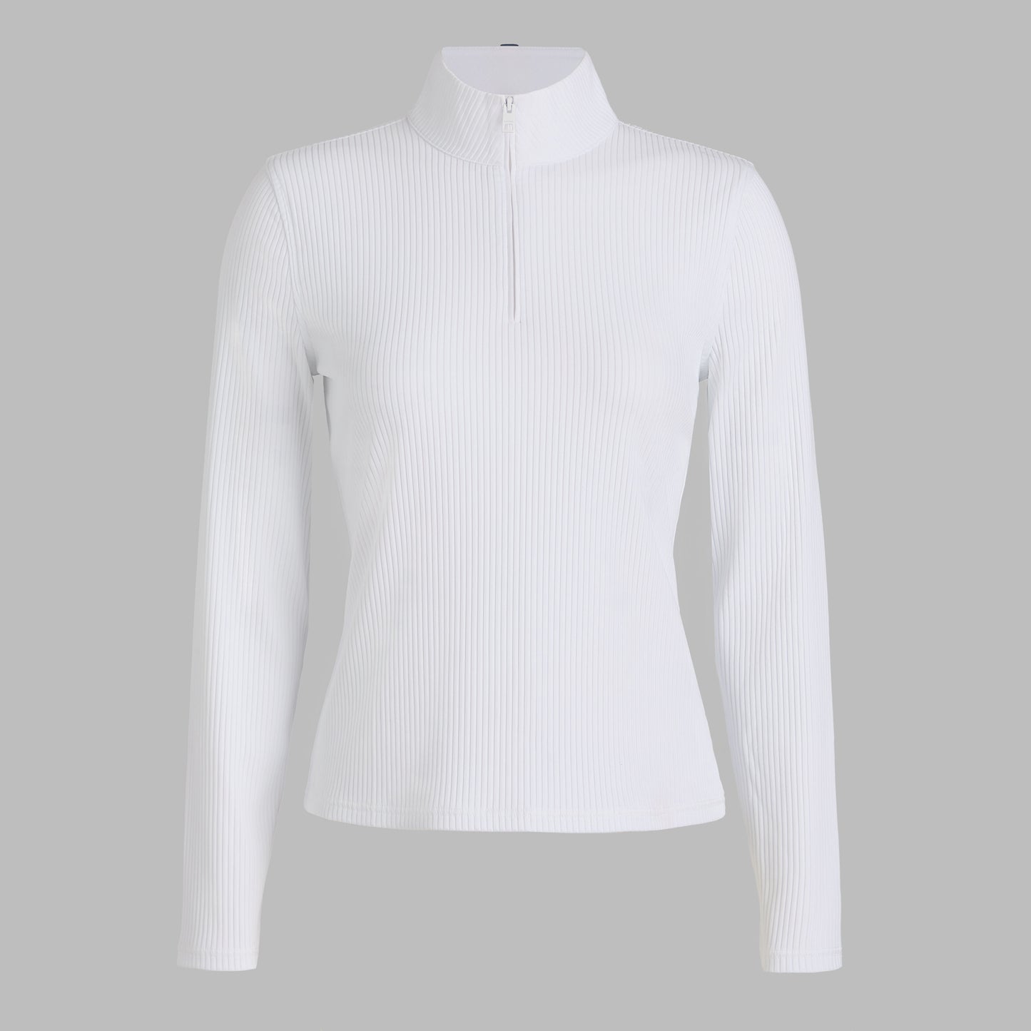 G/FORE FITTED RIB 1/4 ZIP PULLOVER