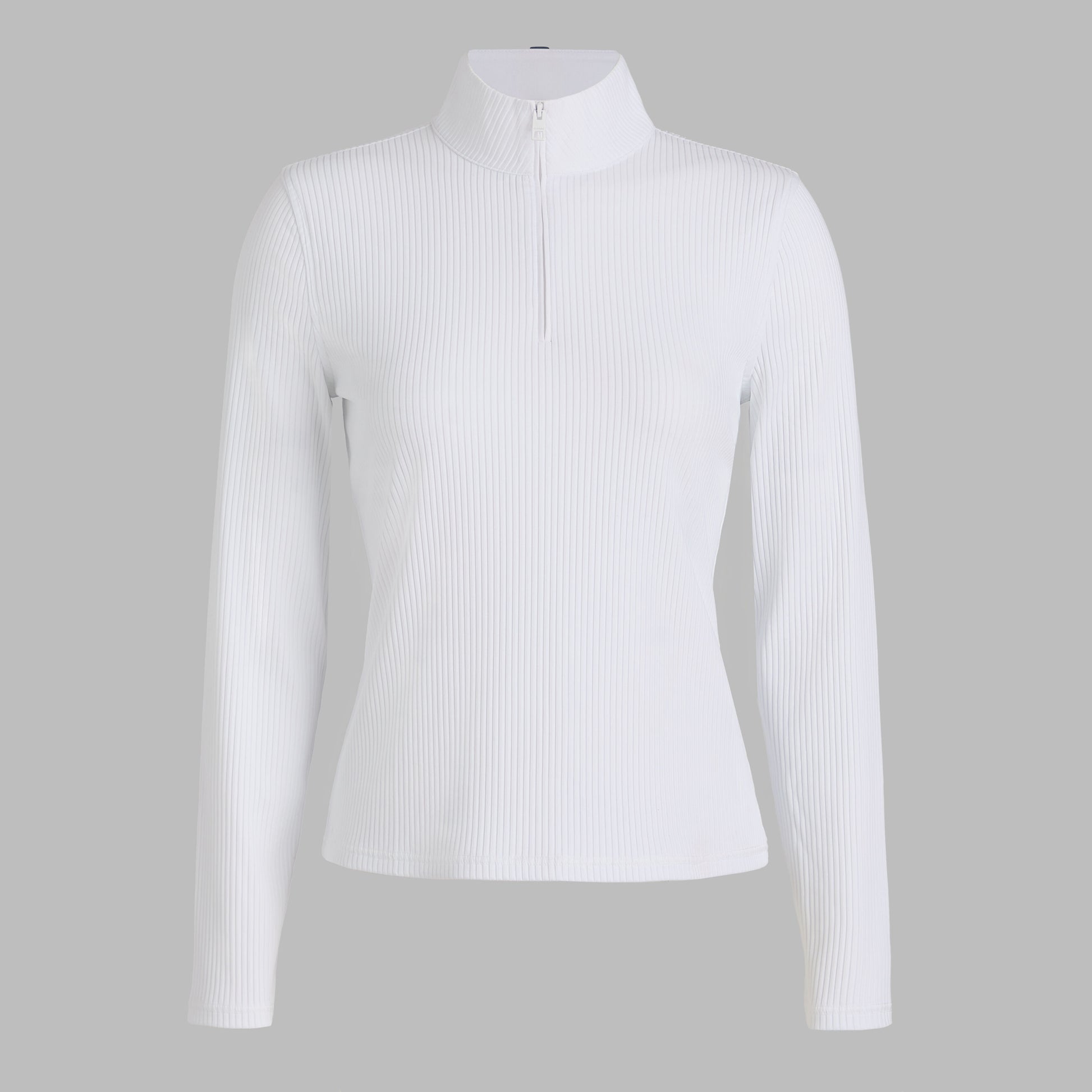 G/FORE FITTED RIB 1/4 ZIP PULLOVER