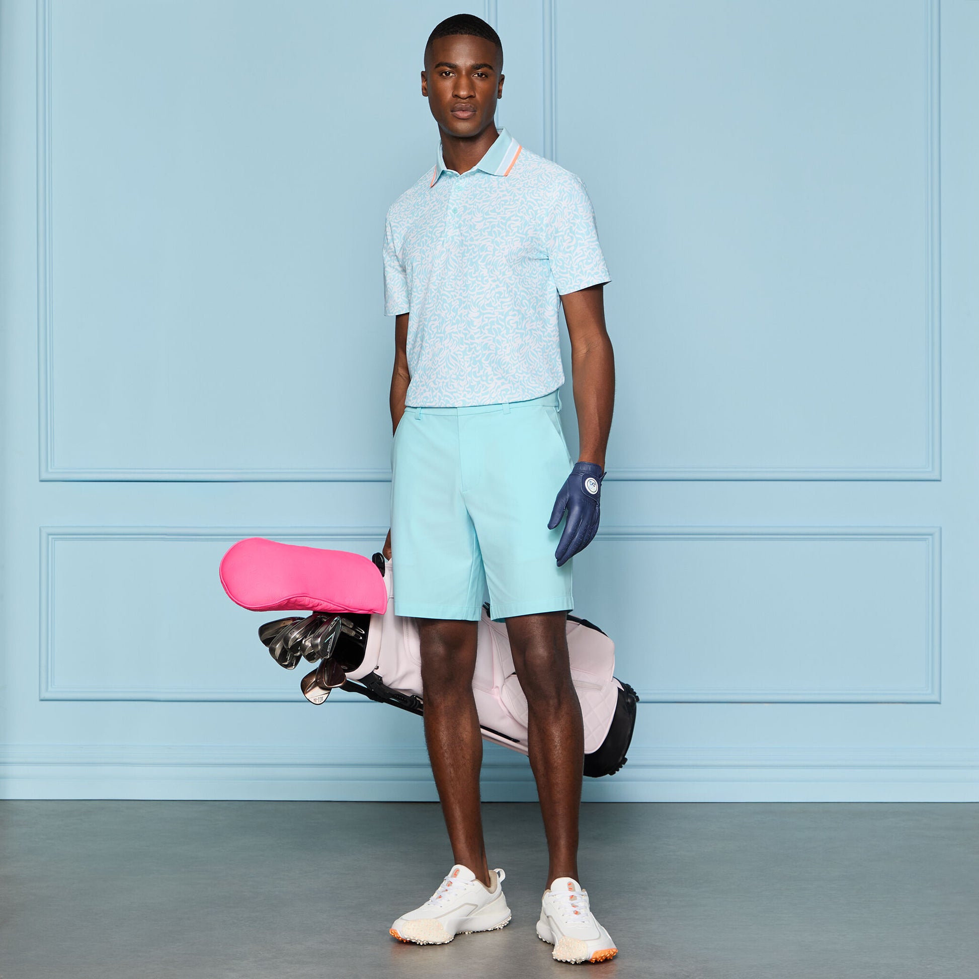 G/FORE SCRIBBLE TECH JERSEY POLO