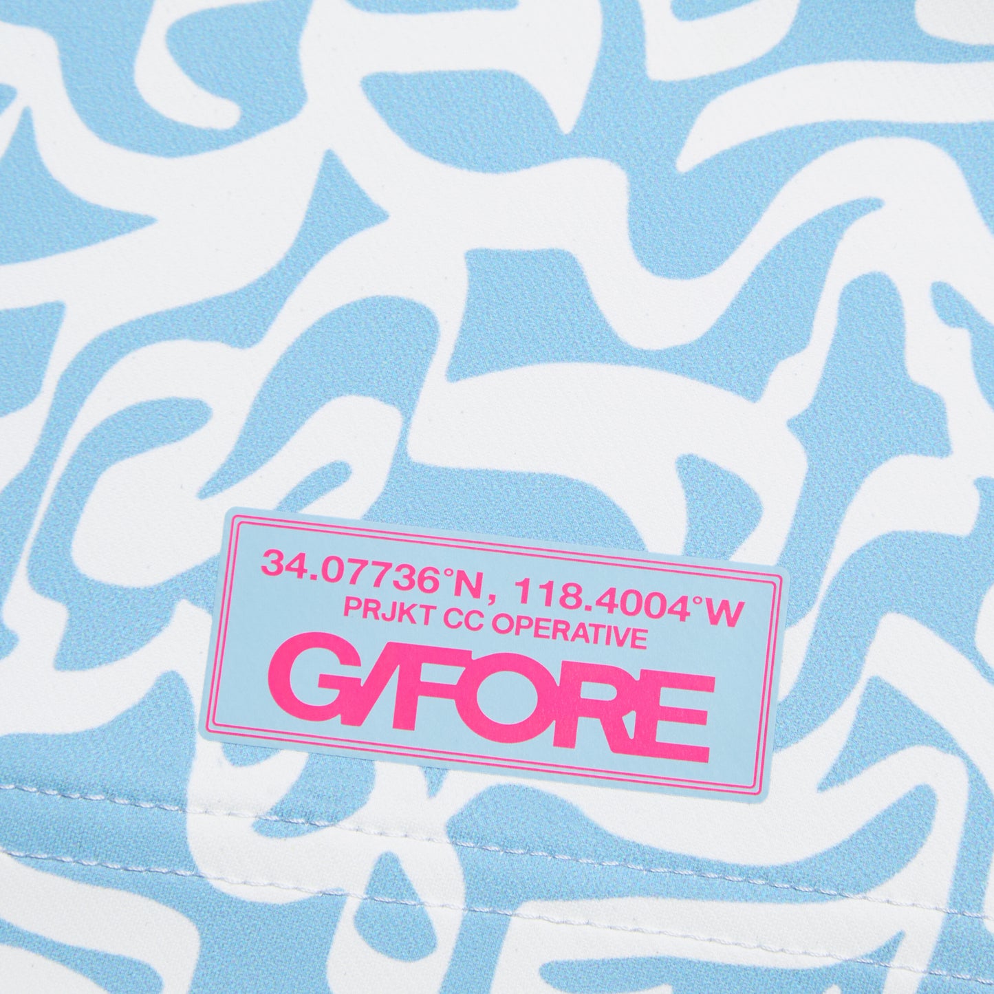 G/FORE SCRIBBLE PERFORMANCE TWILL A-LINE SKORT