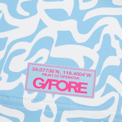 G/FORE SCRIBBLE PERFORMANCE TWILL A-LINE SKORT