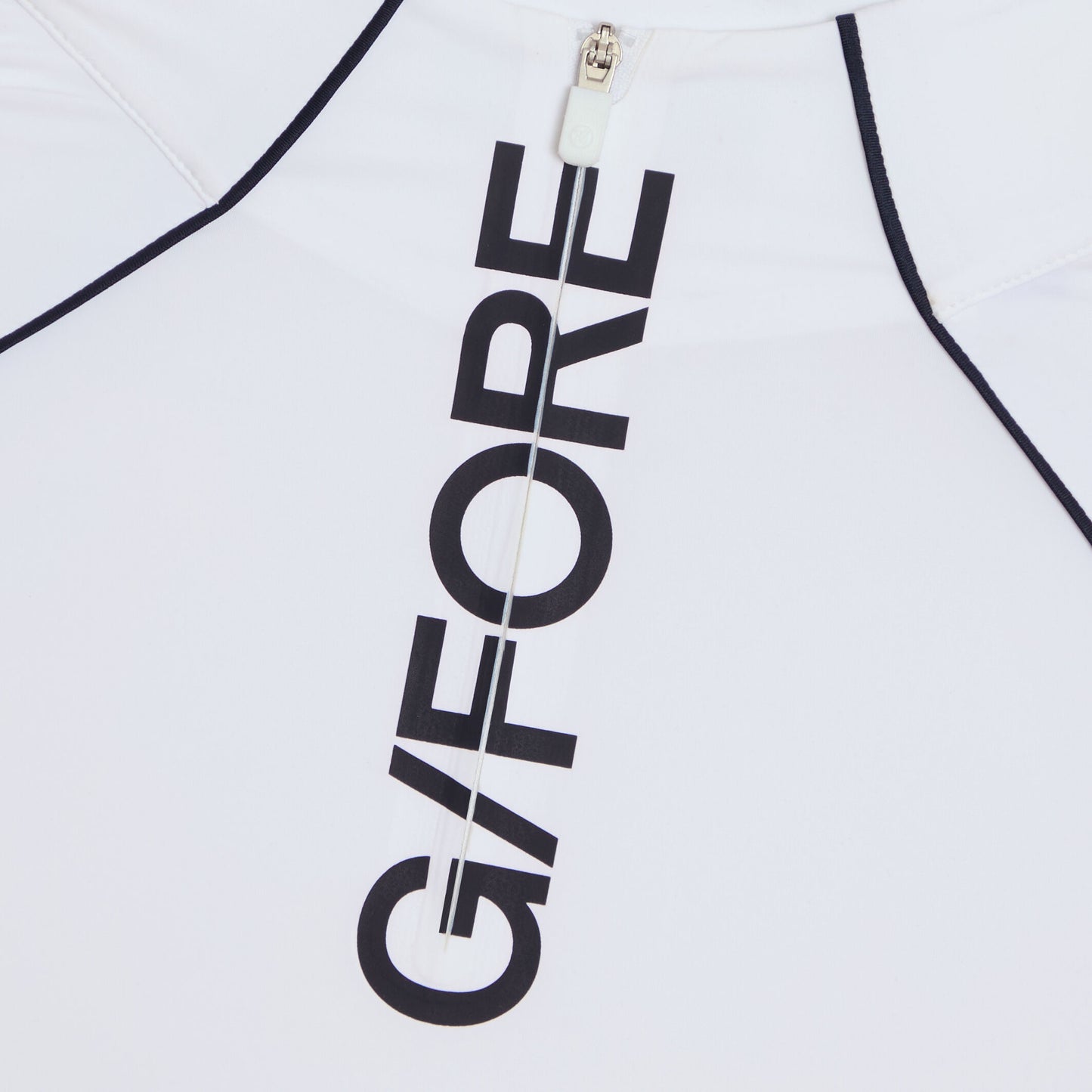 G/FORE CONTRAST MESH SILKY TECH NYLON 1/4 ZIP PULLOVER