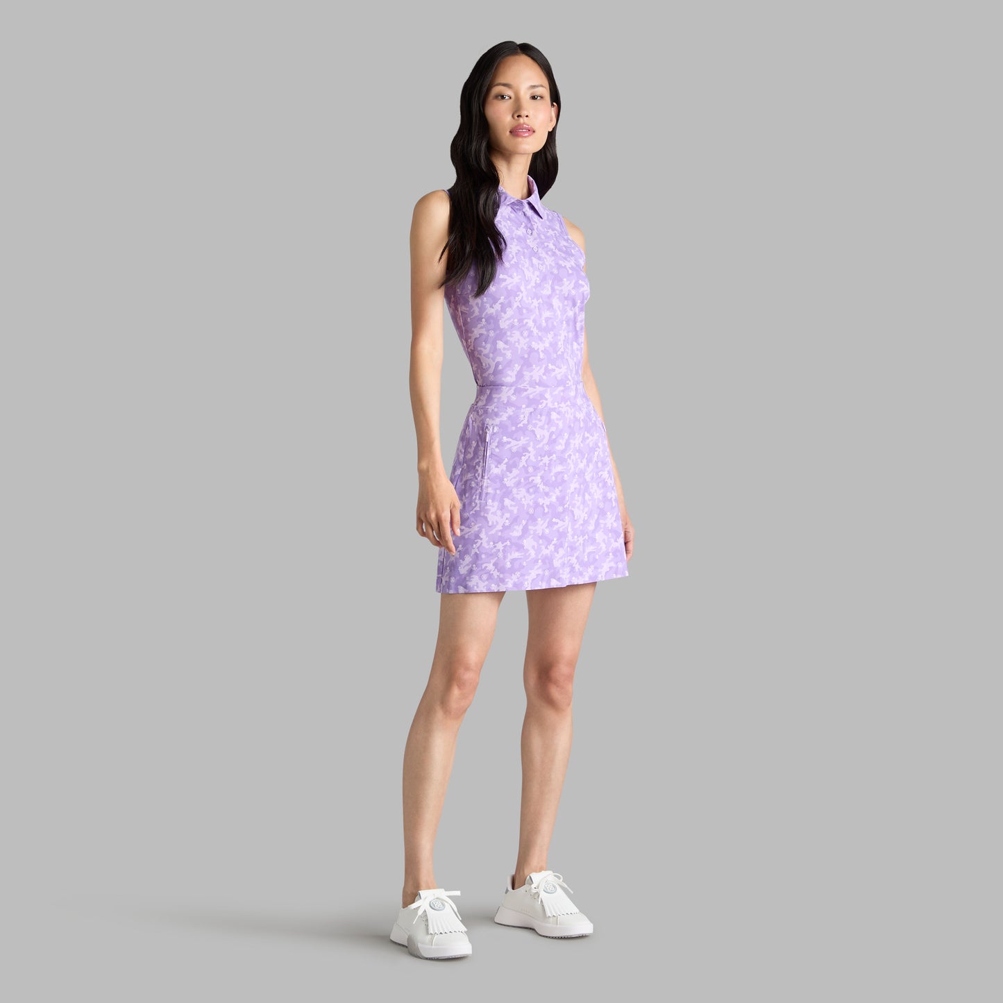 G/FORE ICON CAMO SILKY TECH NYLON SKORT