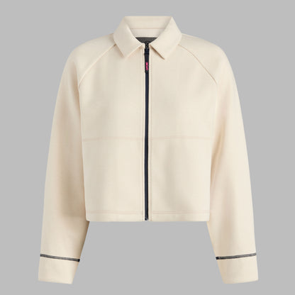 G/FORE COZY DOUBLE KNIT CROPPED COLLARED JACKET