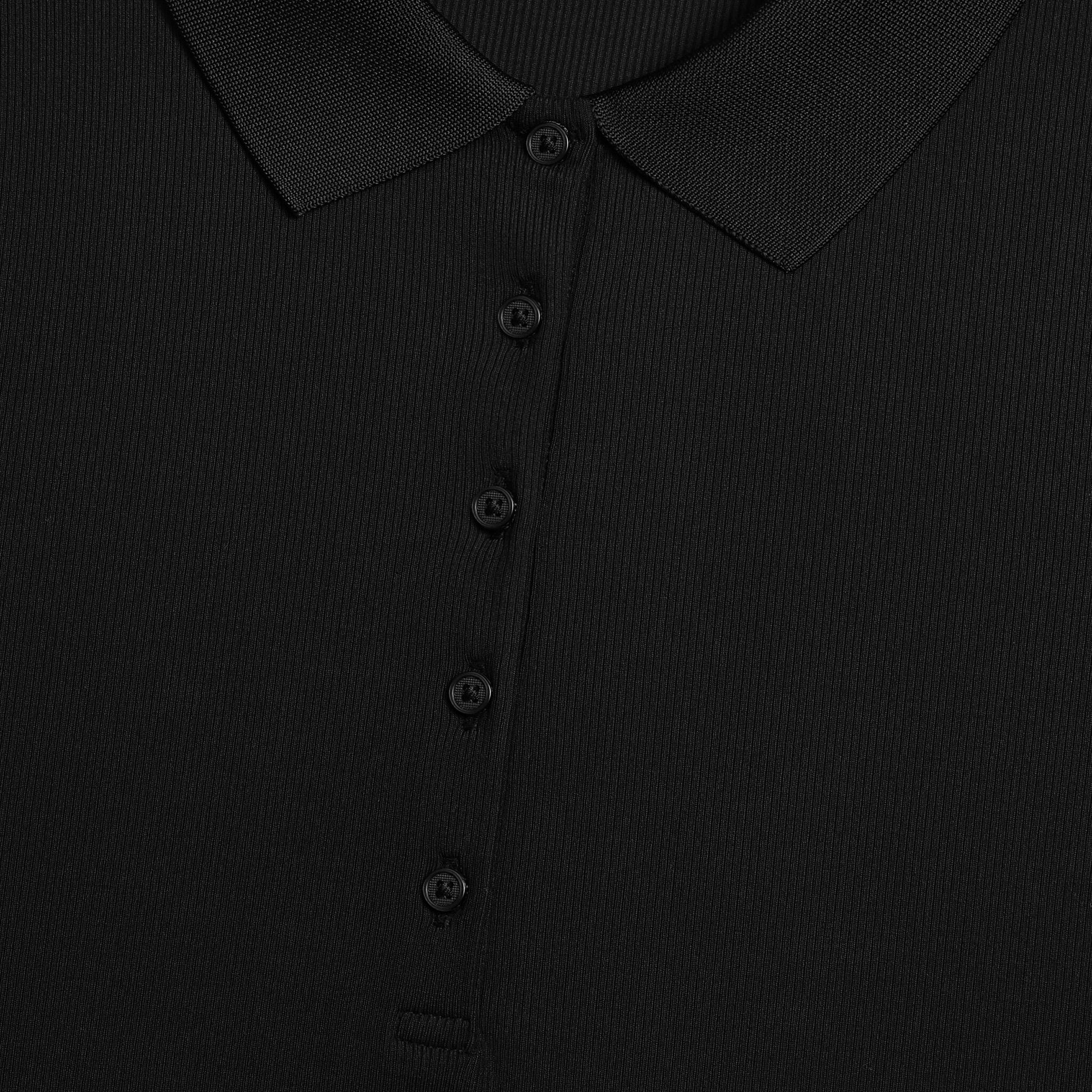 G/FORE RIBBED TECH NYLON LONG SLEEVE POLO