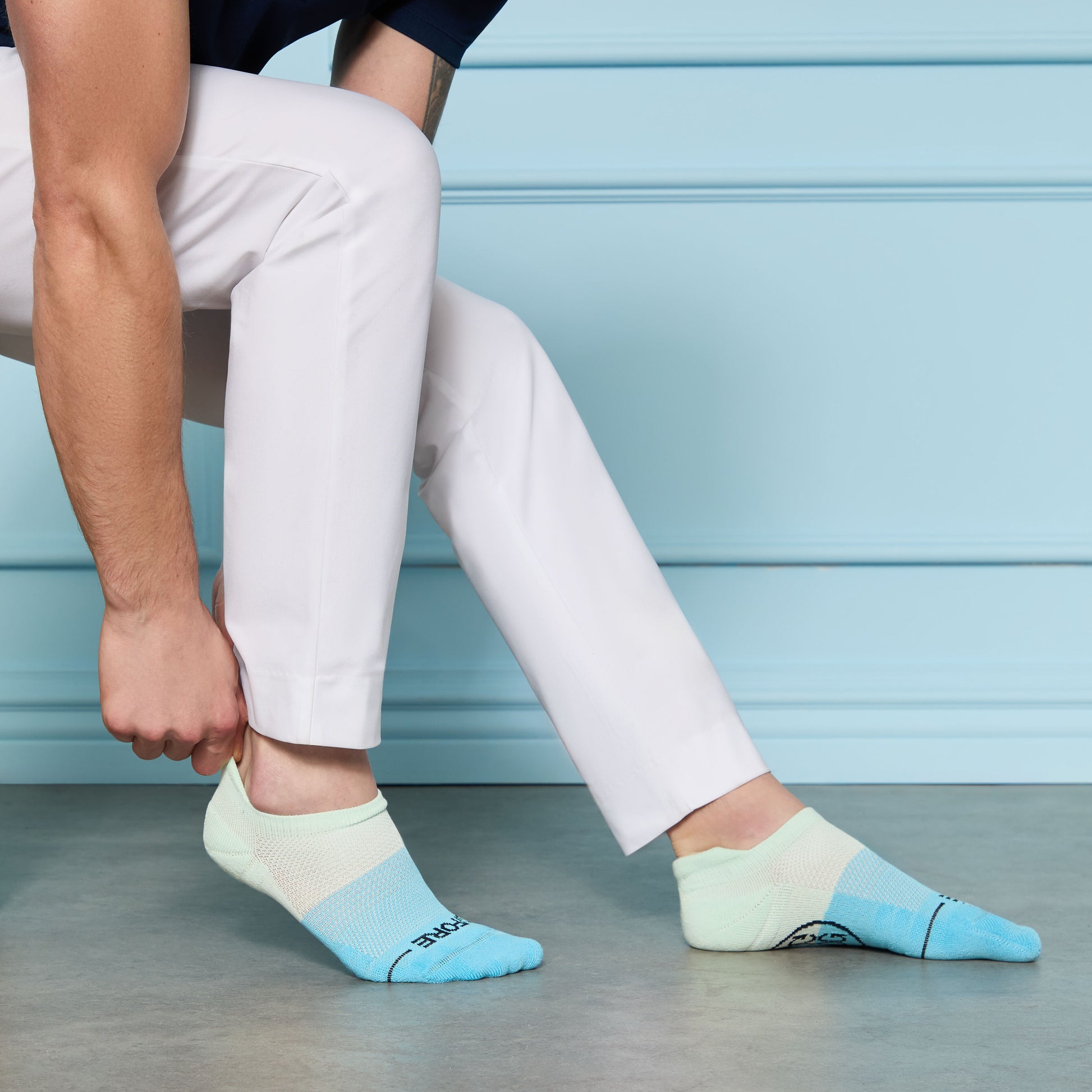 G/FORE TWO TONE FORE PLAY ANKLE SOCK |ACCESSORIES