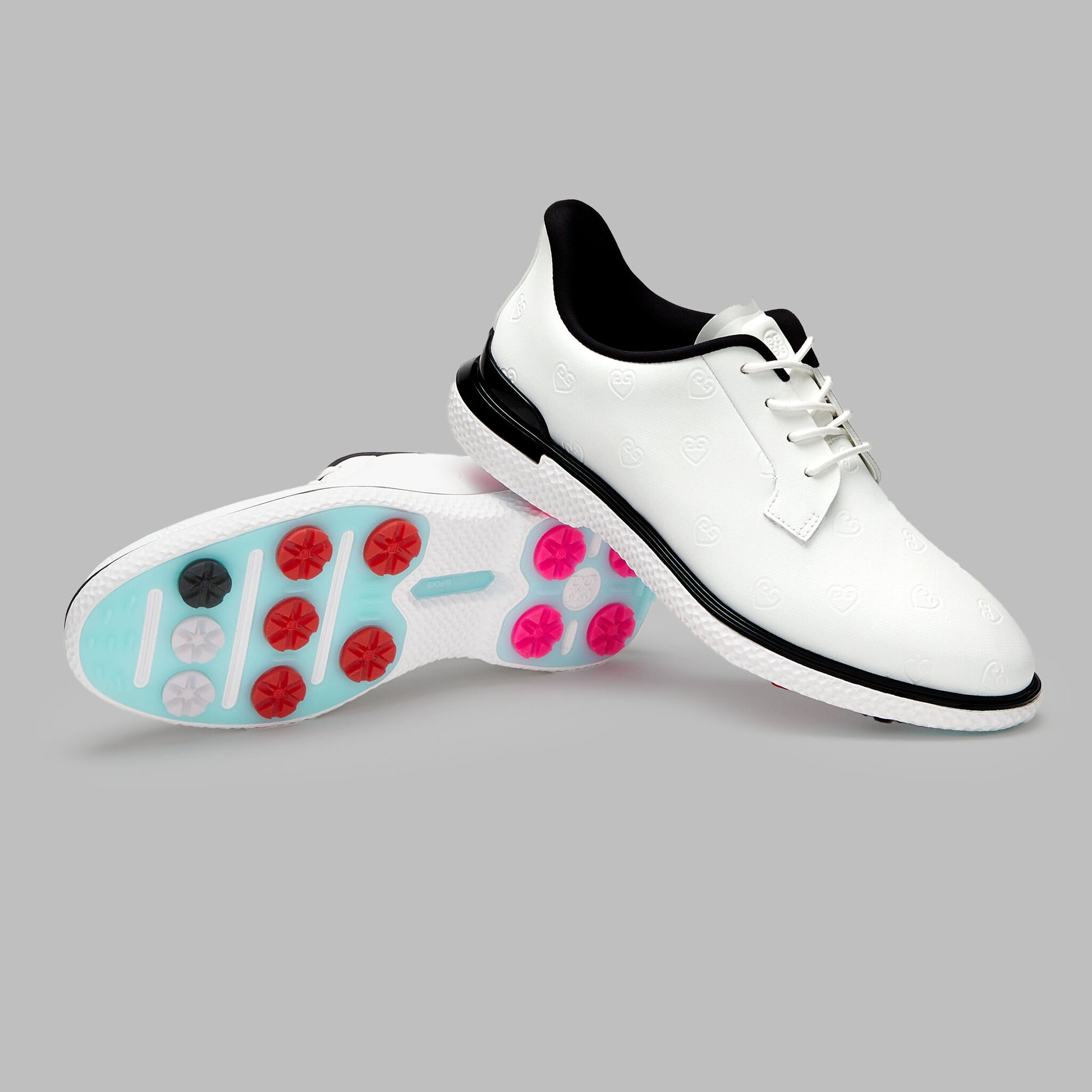 G/FORE LTD RELEASE GALLIVAN2R DEBOSSED HEART G'S KILTIE GOLF SHOE