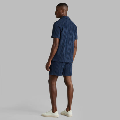 G/FORE LTD RELEASE SWELL TERRY JACQUARD POLO