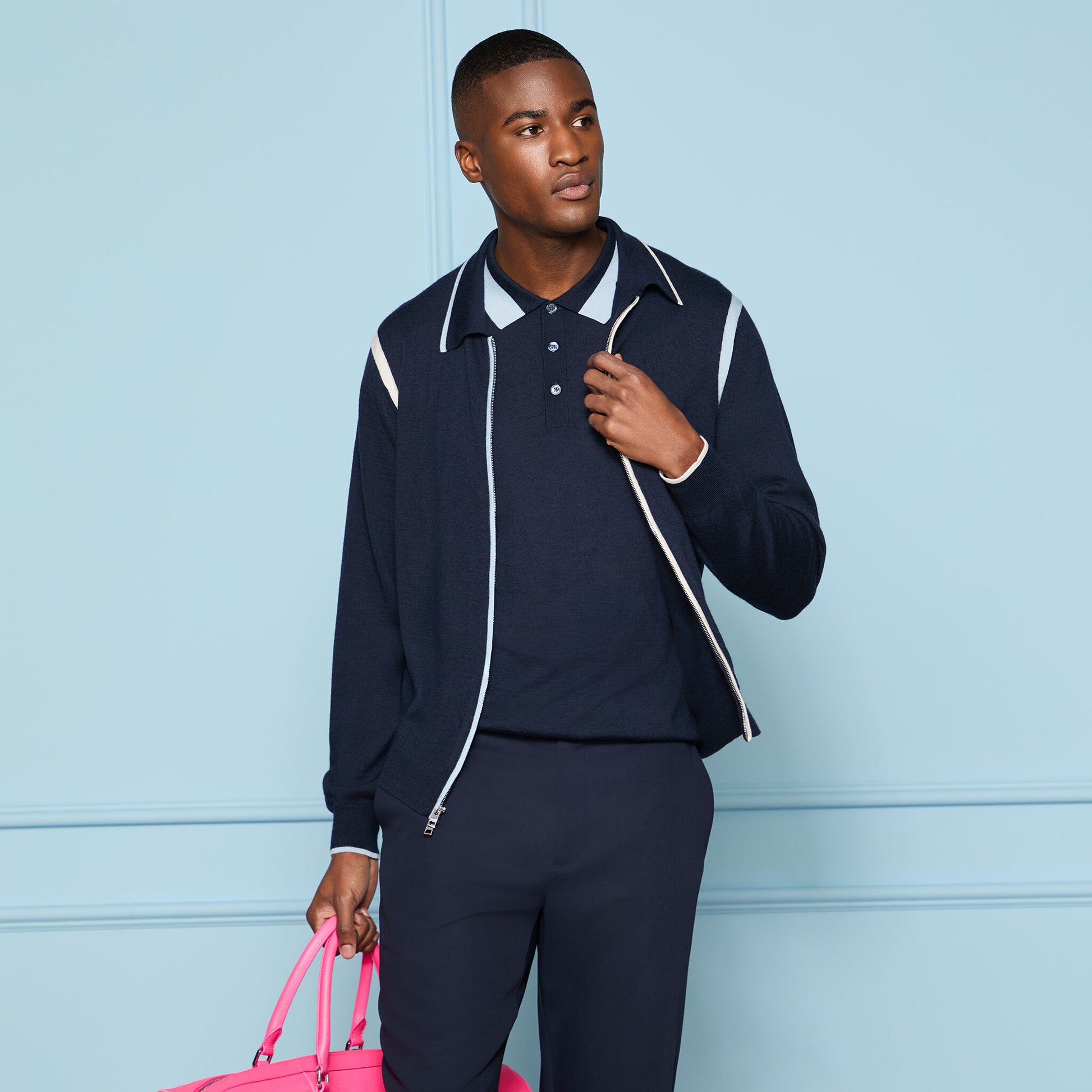 G/FORE CASHMERE POLO JACKET