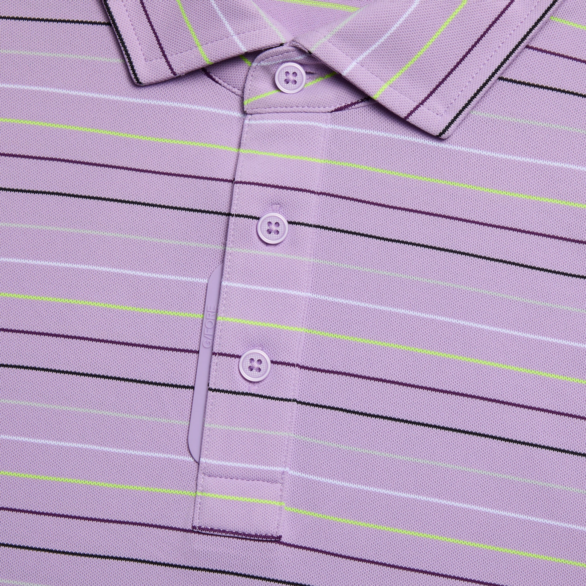 G/FORE MULTI STRIPE TECH PIQUÉ PERFORMANCE POLO