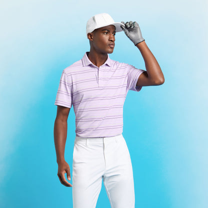 G/FORE MULTI STRIPE TECH PIQUÉ PERFORMANCE POLO