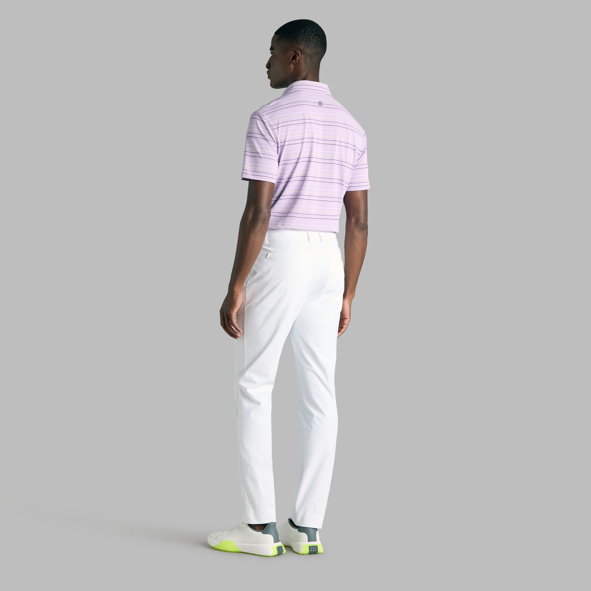 G/FORE MULTI STRIPE TECH PIQUÉ PERFORMANCE POLO