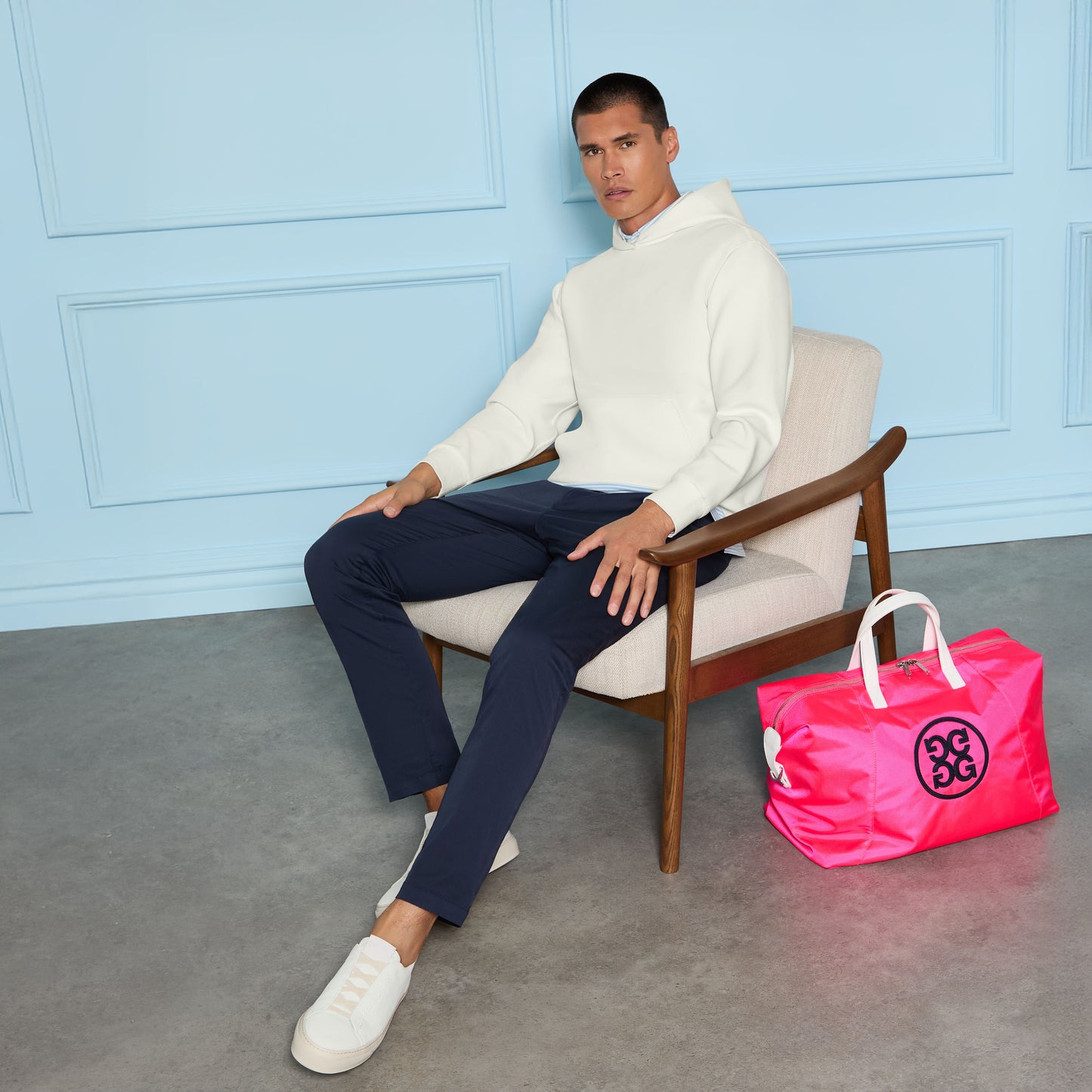 G/FORE COTTON BLEND SCUBA HOODIE