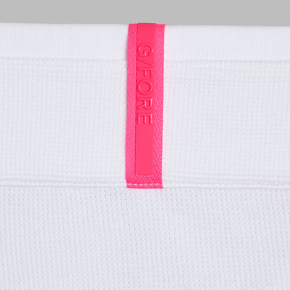 G/FORE WAFFLE KNIT QUARTER ZIP