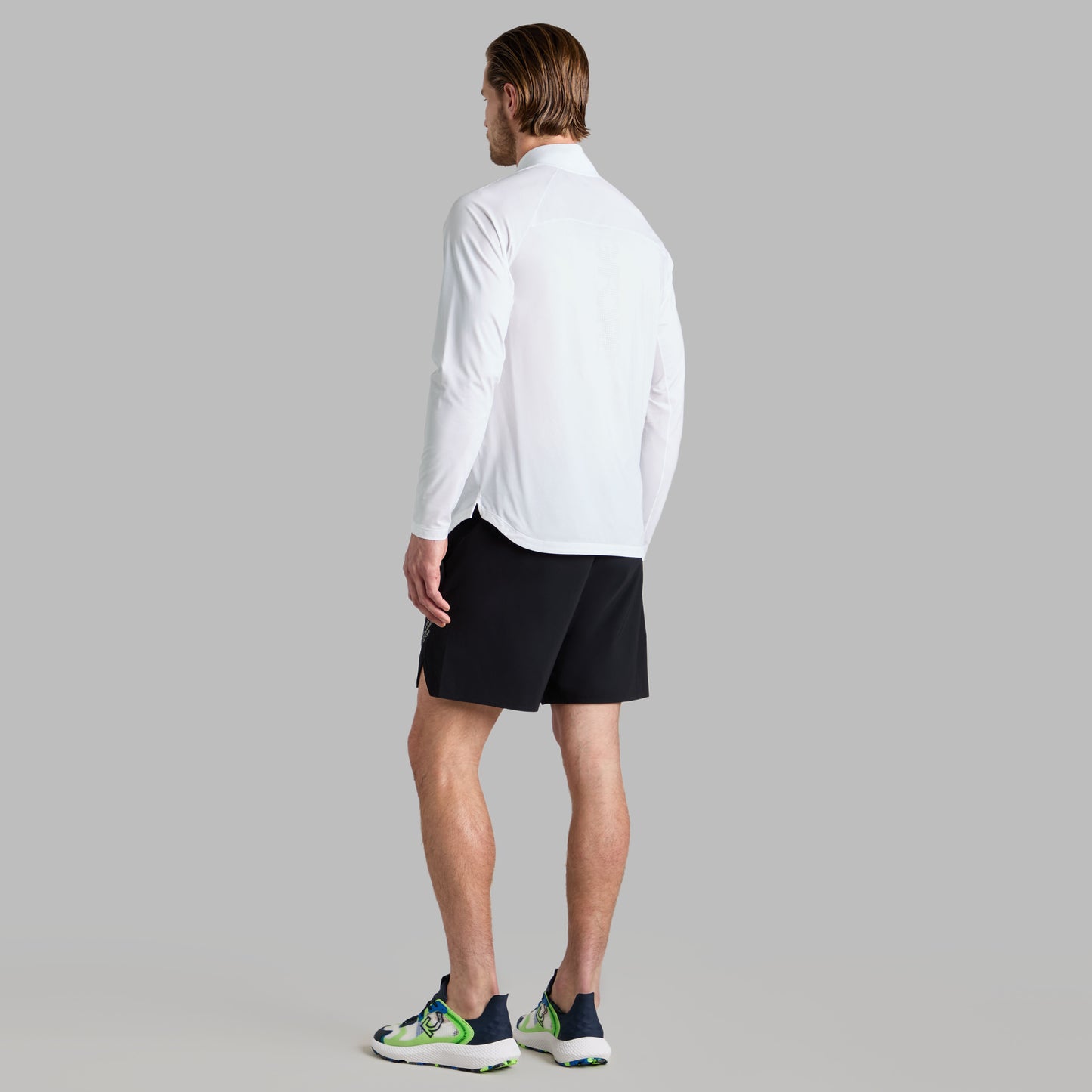 G/FORE TECH MÉLANGE RAGLAN QUARTER ZIP PULLOVER