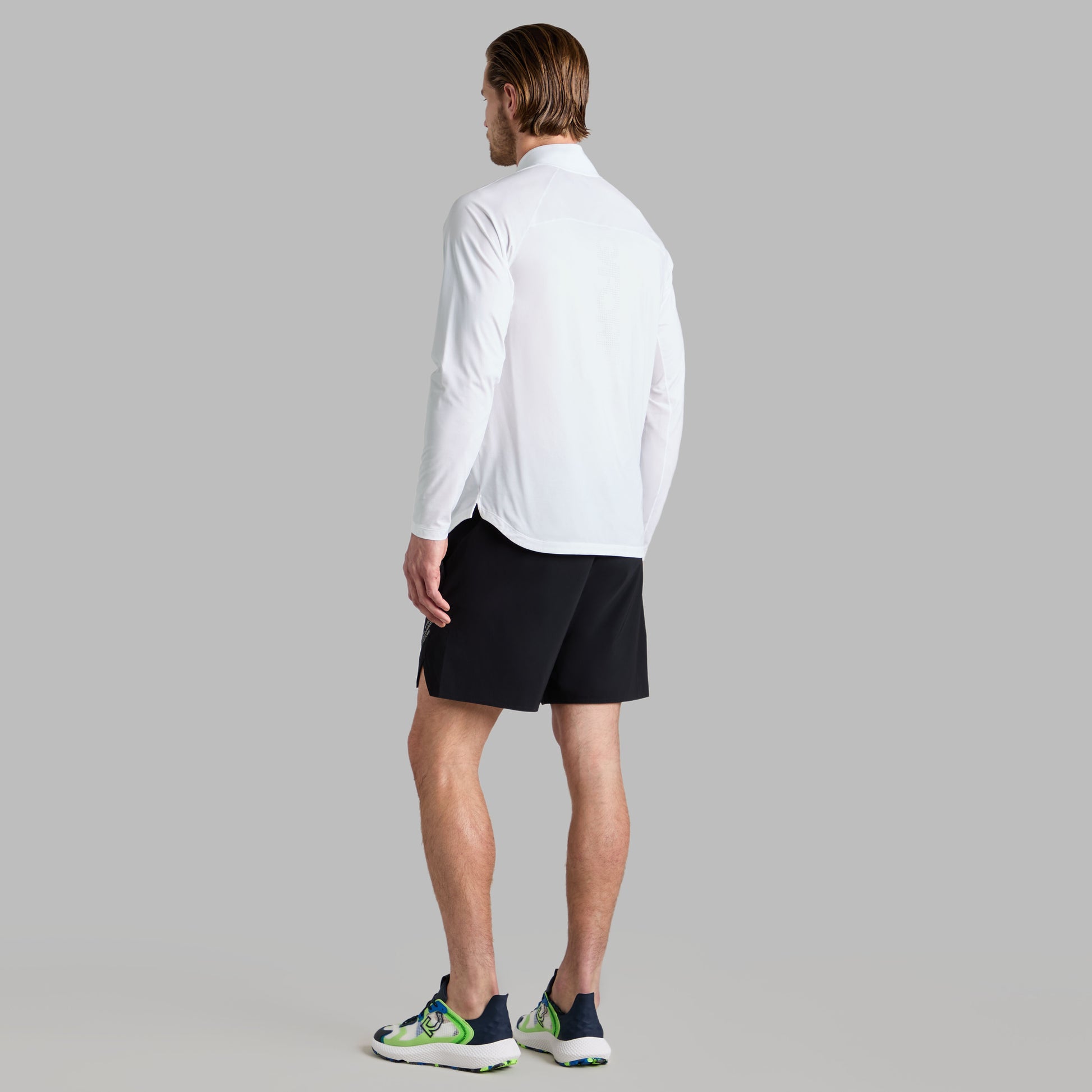 G/FORE TECH MÉLANGE RAGLAN QUARTER ZIP PULLOVER