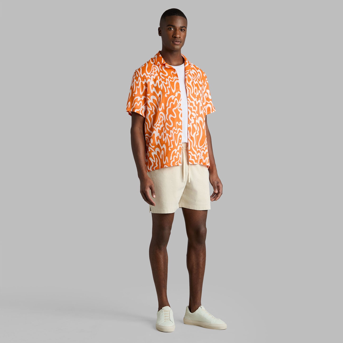 G/FORE LTD RELEASE BEACHSIDE LINEN DRAWSTRING SHORT