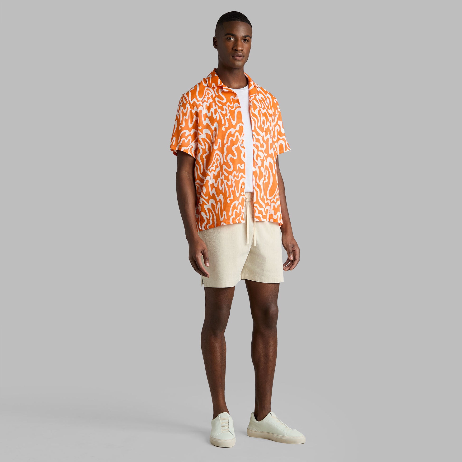 G/FORE LTD RELEASE BEACHSIDE LINEN DRAWSTRING SHORT