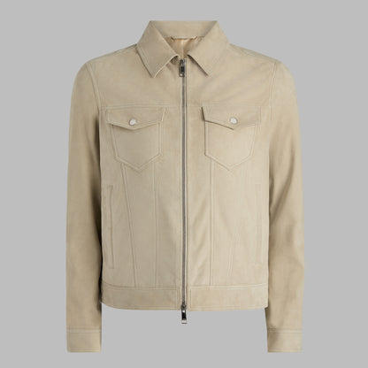 G/FORE SUEDE TRUCKER JACKET