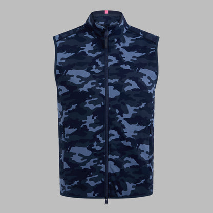 G/FORE DOUBLE KNIT CAMO VEST