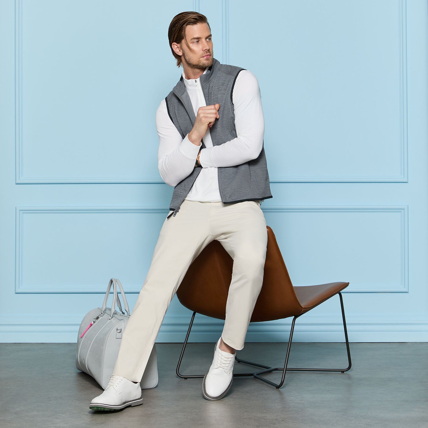 G/FORE DOUBLE KNIT VEST