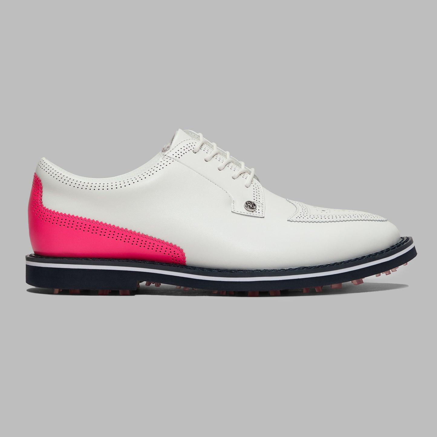 G/FORE GALLIVANTER LEATHER BROGUE GOLF SHOE