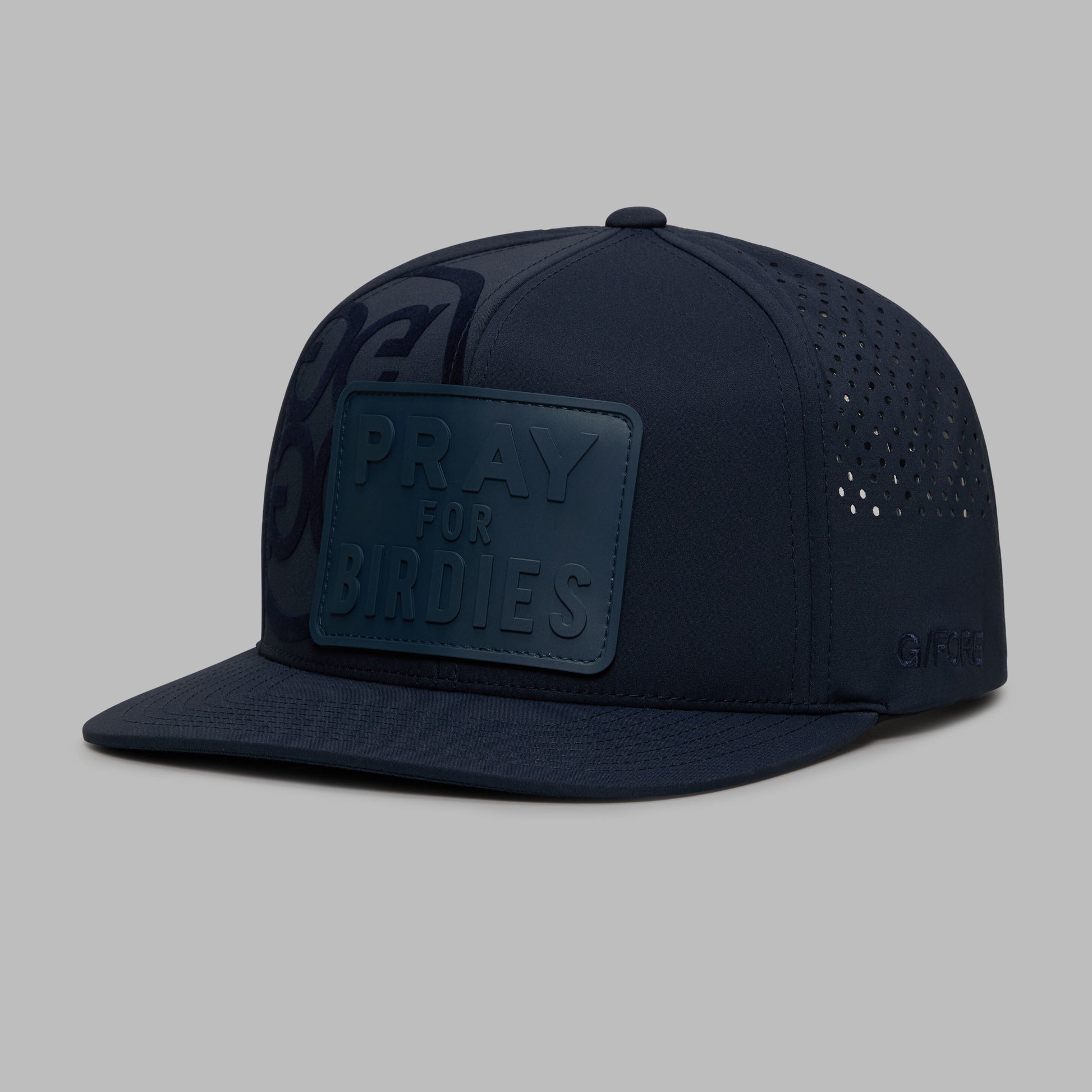 G/FORE PRAY FOR BIRDIES PATCH PERFORATED DELTA HAT |HATS