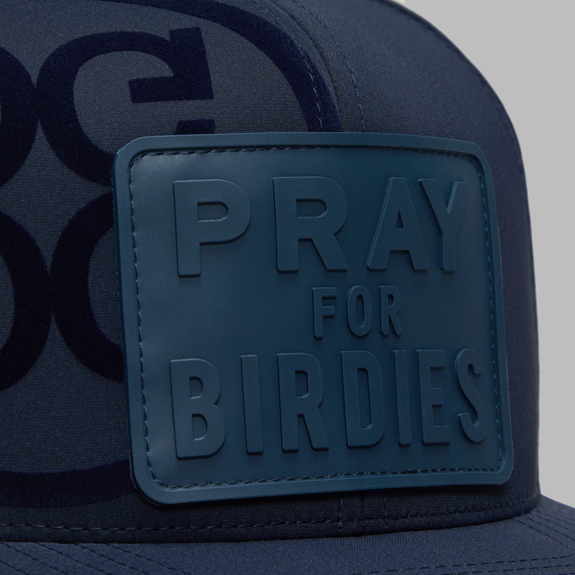 G/FORE PRAY FOR BIRDIES PATCH PERFORATED DELTA HAT |HATS