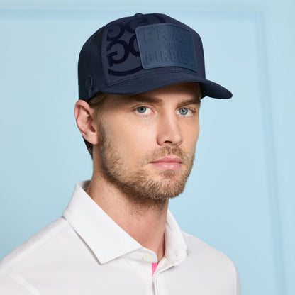 G/FORE PRAY FOR BIRDIES PATCH PERFORATED DELTA HAT |HATS