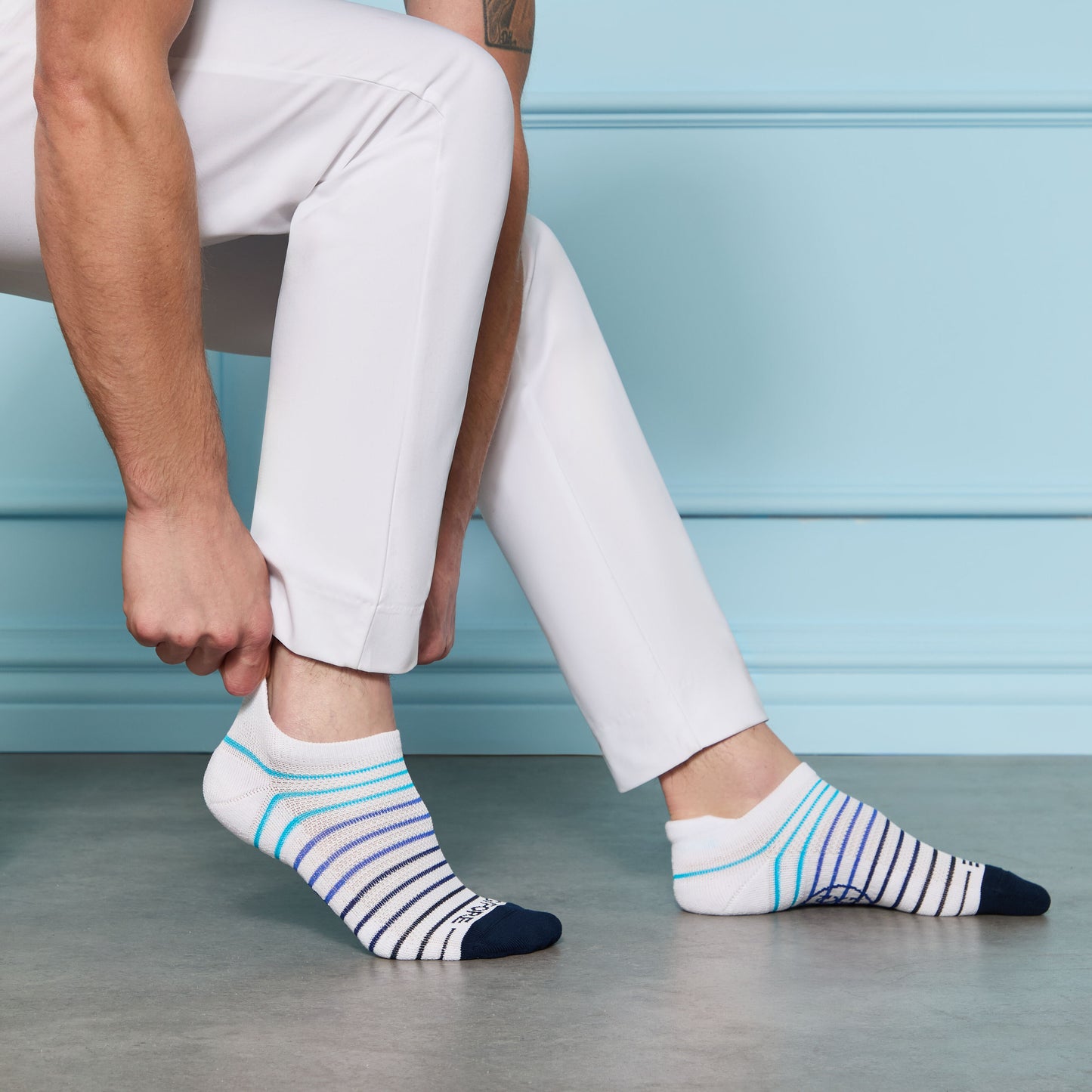 G/FORE MULTI STRIPE ANKLE SOCK |ACCESSORIES