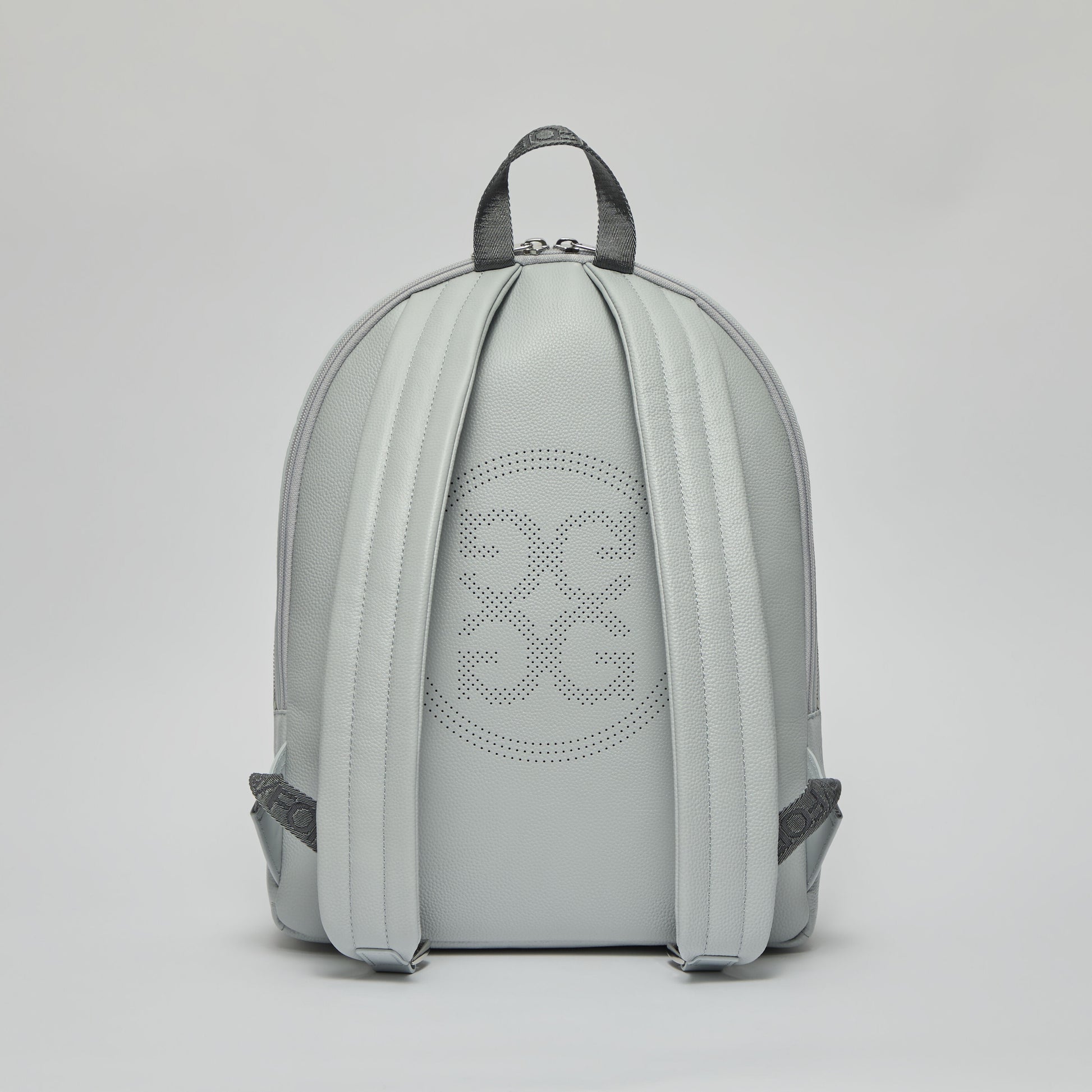 G/FORE EMBOSSED SKULL & TEES LEATHER BACKPACK