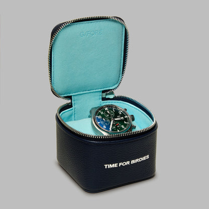 G/FORE LTD RELEASE BIRDIES LEATHER WATCH CASE