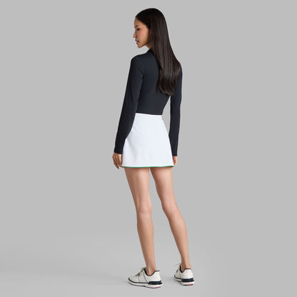 G/FORE RIBBED TECH NYLON LONG SLEEVE POLO