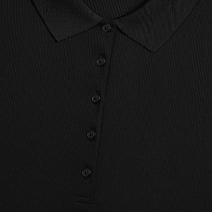 G/FORE RIBBED TECH NYLON LONG SLEEVE POLO