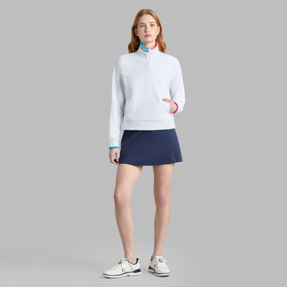 G/FORE BRUSHED BACK STRETCH PULLOVER