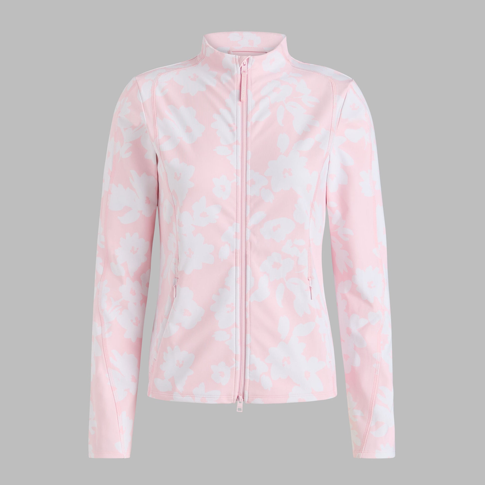 G/FORE PRINTED BRUSH BACK STRETCH PULLOVER