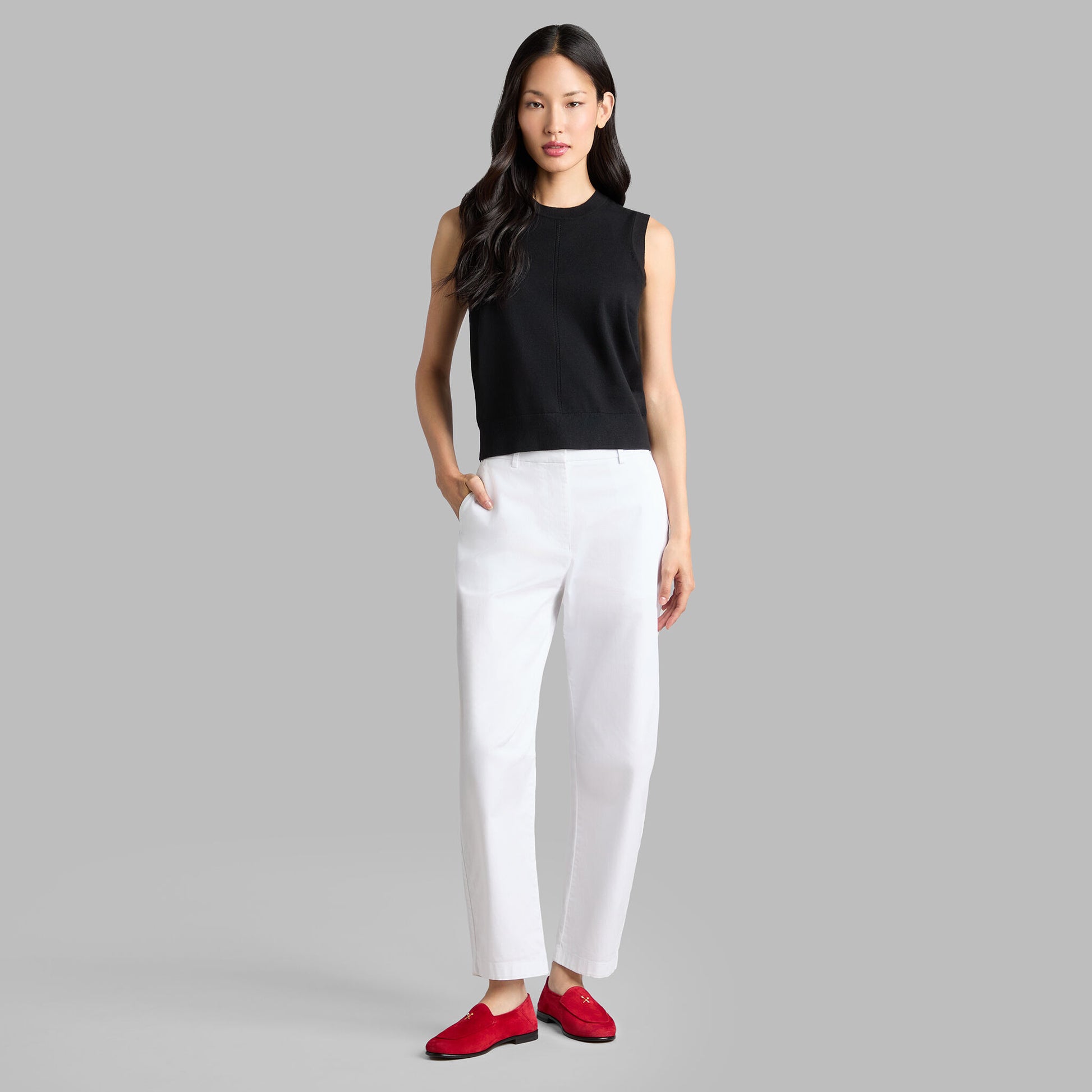 G/FORE LTD RELEASE COOLING COTTON SLEEVELESS SWEATER