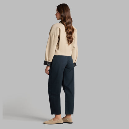 G/FORE LTD RELEASE STRETCH COTTON GABARDINE BARREL LEG TROUSER