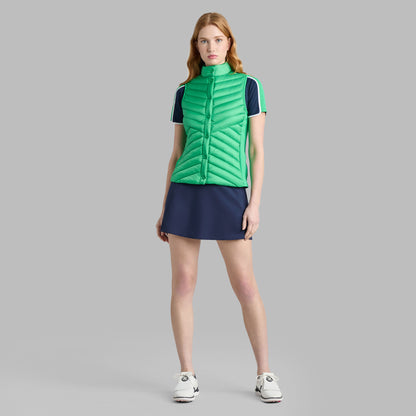 G/FORE V-DOWN QUILTED STRETCH TECH INTERLOCK VEST