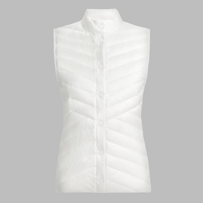 G/FORE V-DOWN QUILTED STRETCH TECH INTERLOCK VEST