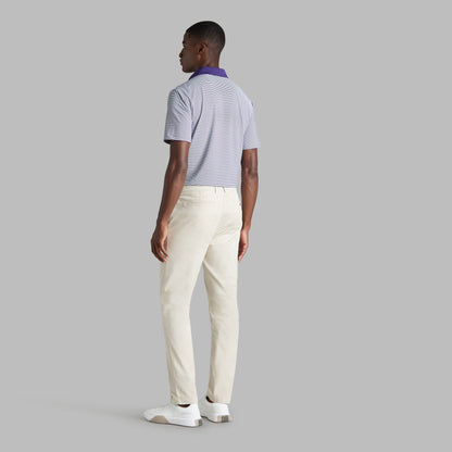 G/FORE FEEDER STRIPE FINE TECH JERSEY POLO