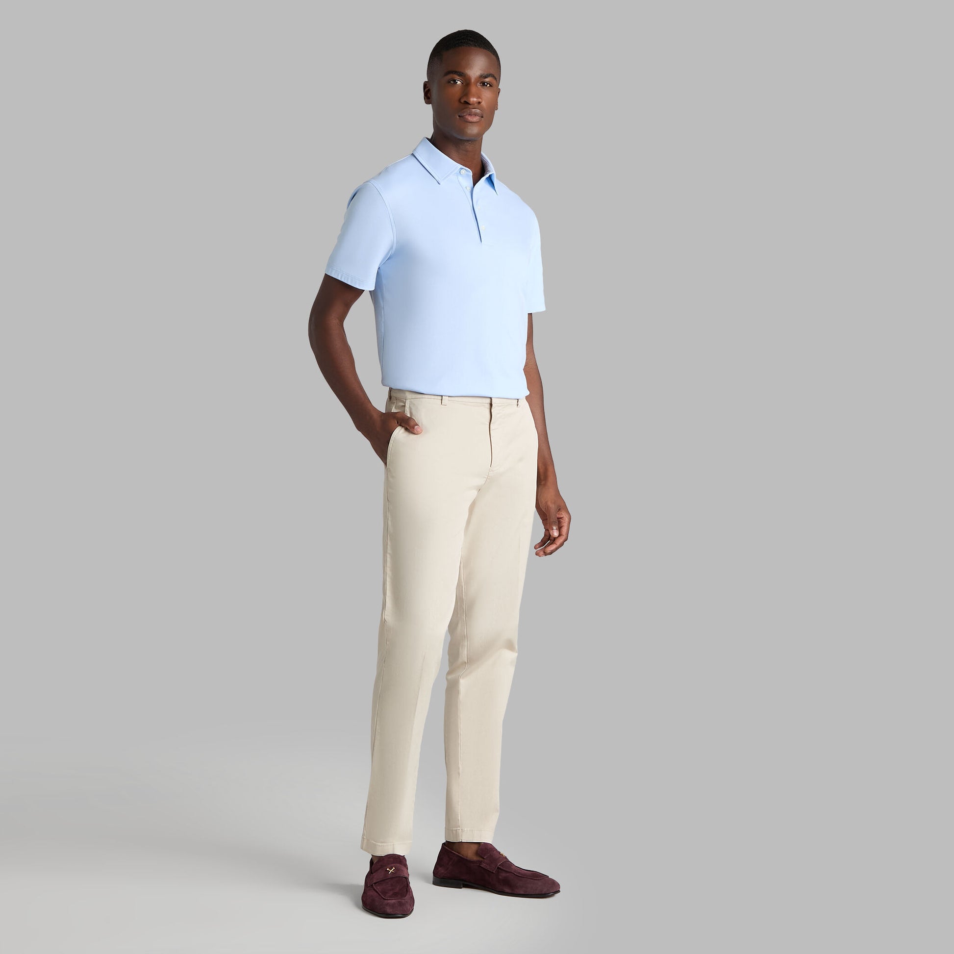 G/FORE LUXE COTTON BLEND POLO