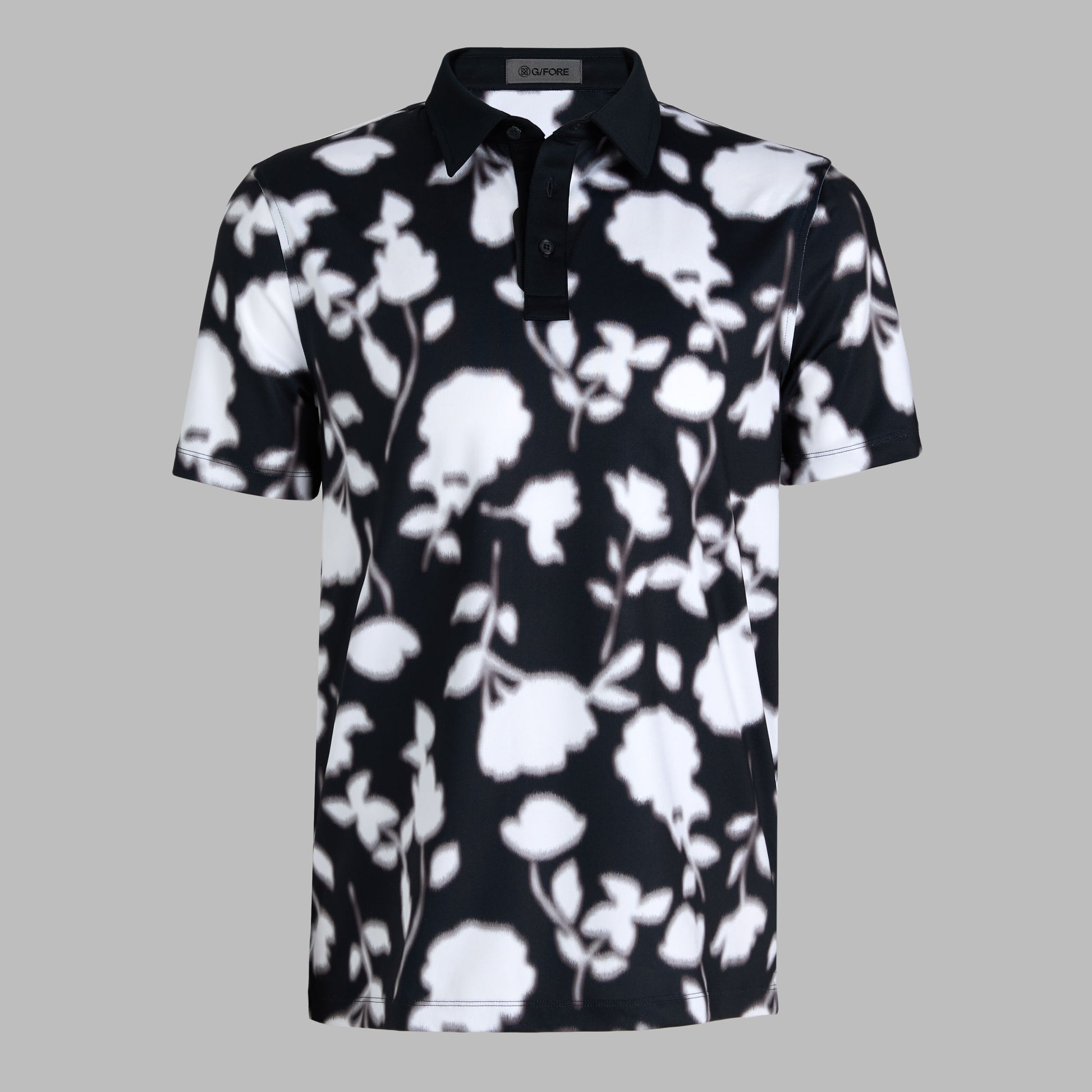 G/FORE BLUR FLORAL TECH JERSEY POLO